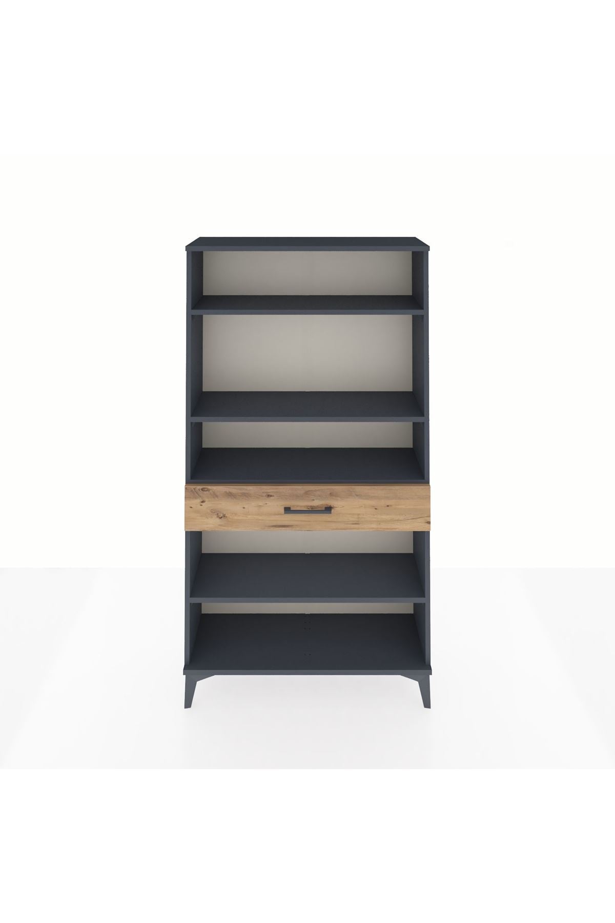 Arges Dolap 4 Raflı Tek Çekmeceli 88x30x163 - S21M050V6A