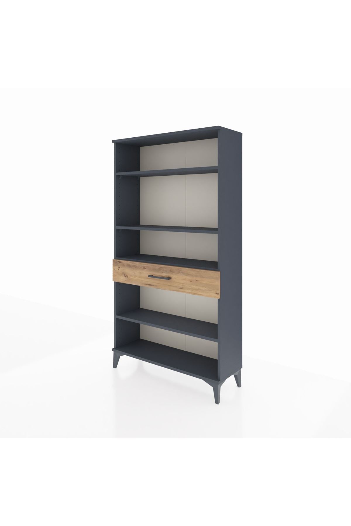 Arges Dolap 4 Raflı Tek Çekmeceli 88x30x163 - S21M050V6A