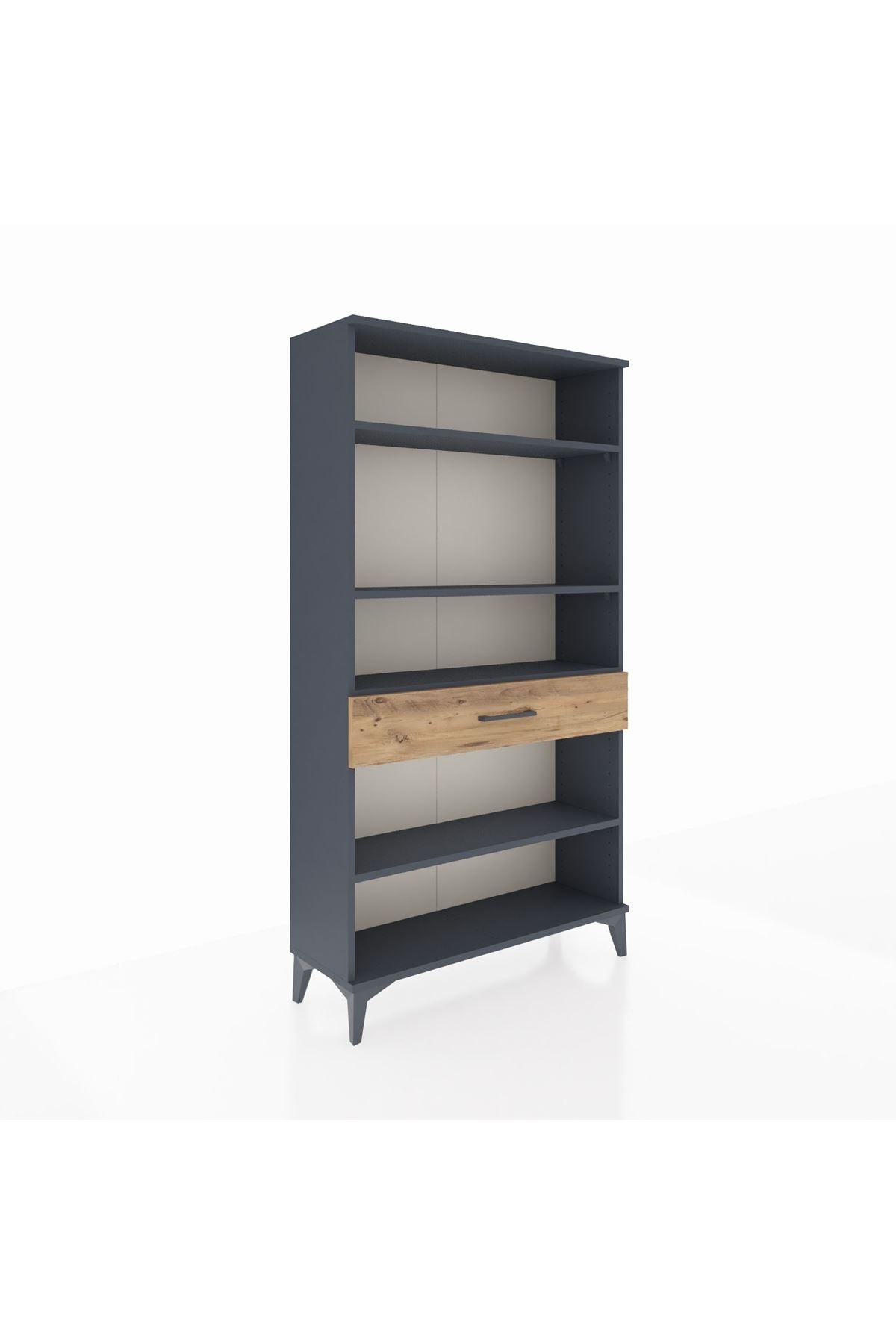 Arges Dolap 4 Raflı Tek Çekmeceli 88x30x163 - S21M050V6A