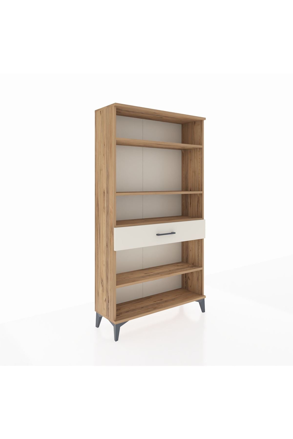 Arges Dolap 4 Raflı Tek Çekmeceli 88x30x163 - S21M050V7A