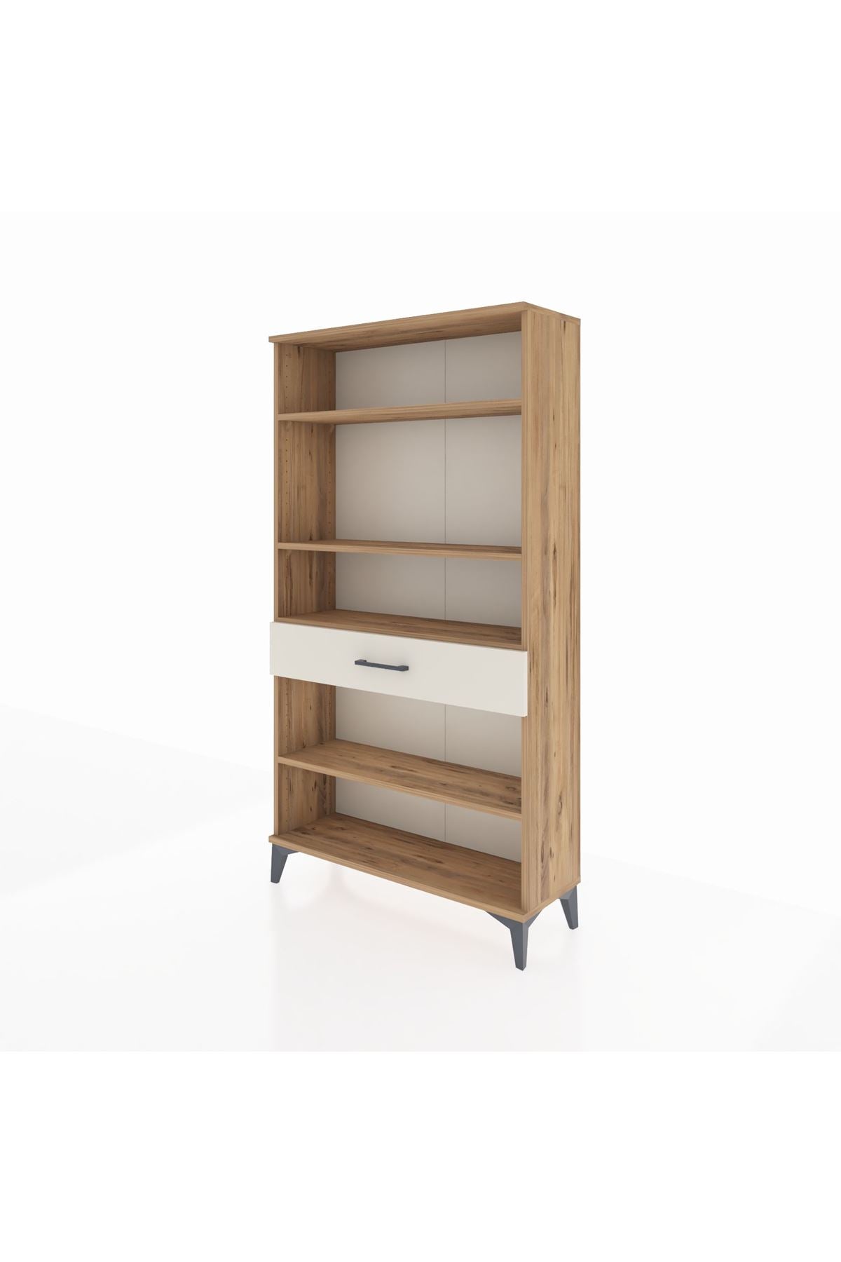 Arges Dolap 4 Raflı Tek Çekmeceli 88x30x163 - S21M050V7A