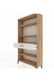 Arges Dolap 4 Raflı Tek Çekmeceli 88x30x163 - S21M050V7A