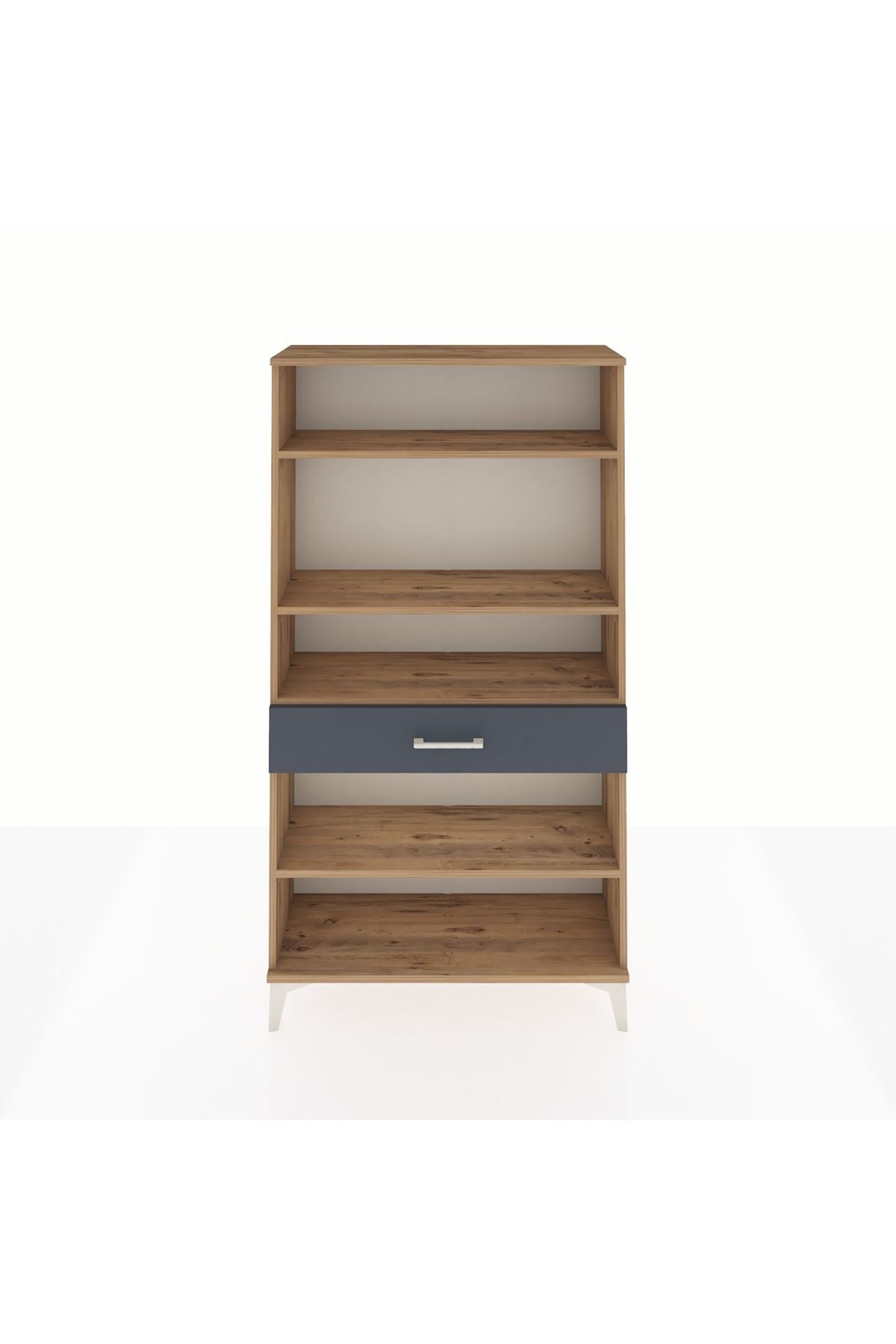 Arges Dolap 4 Raflı Tek Çekmeceli 88x30x163 - S21M050V8A