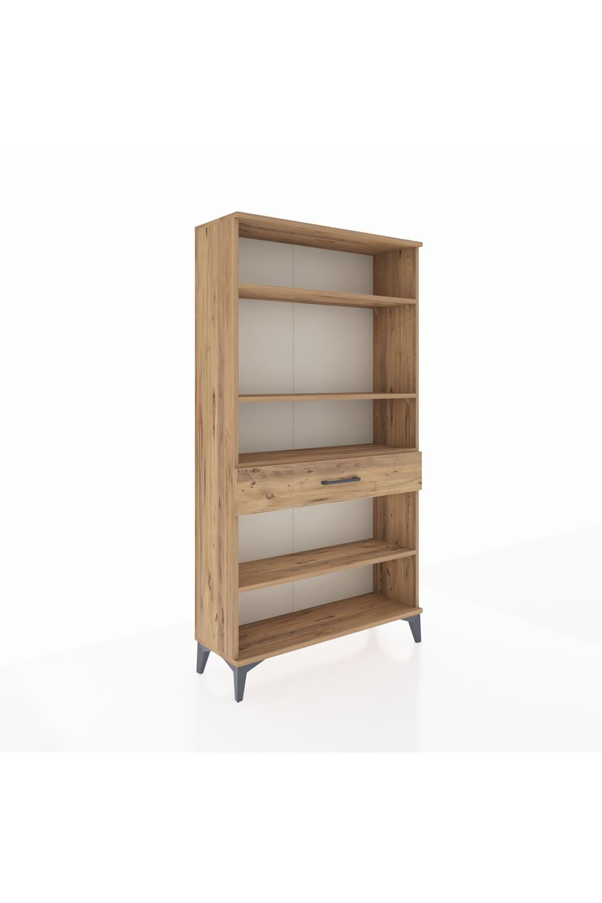 Arges Dolap 4 Raflı Tek Çekmeceli 88x30x163 - S21M050V9A