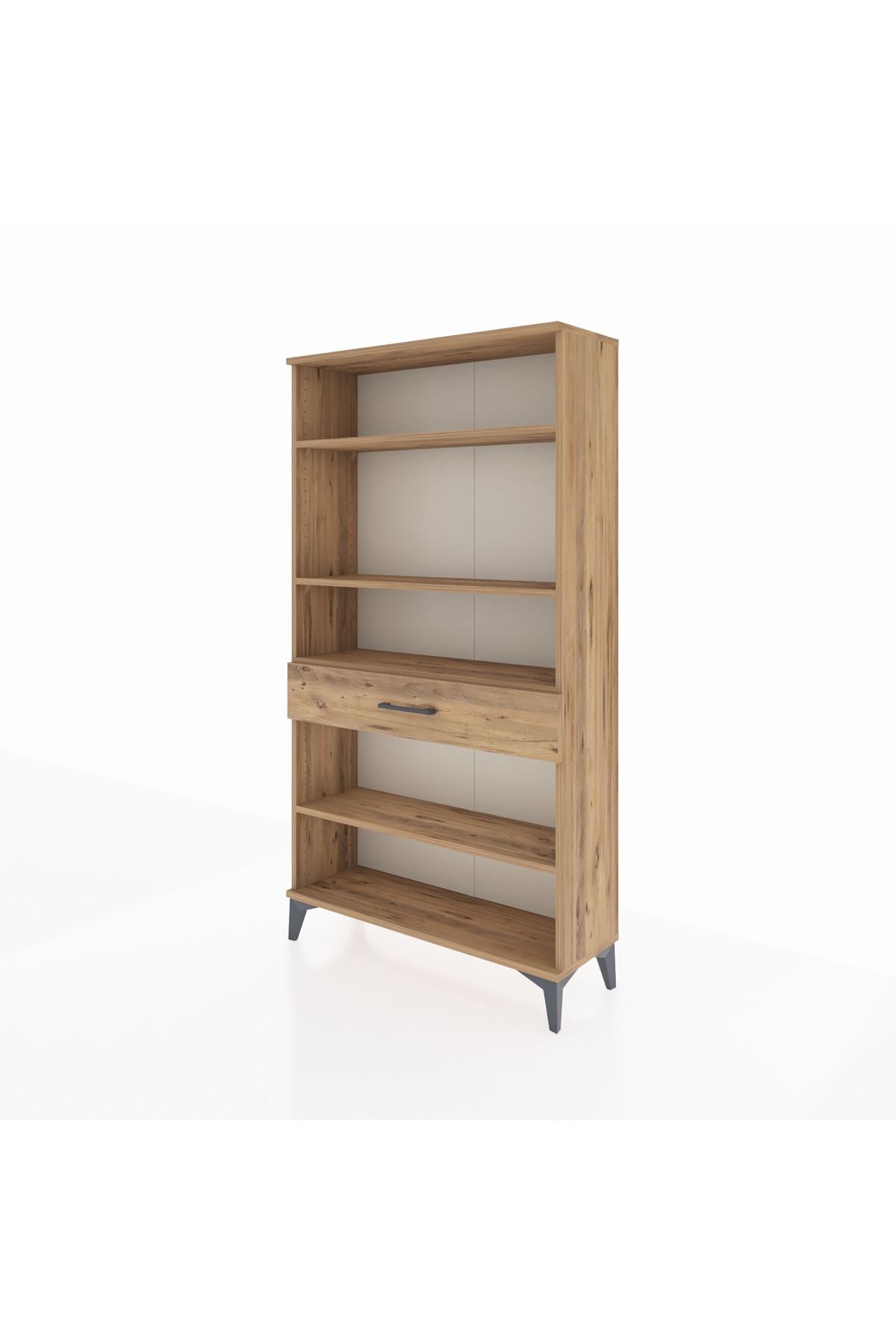 Arges Dolap 4 Raflı Tek Çekmeceli 88x30x163 - S21M050V9A