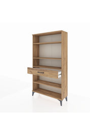 Arges Dolap 4 Raflı Tek Çekmeceli 88x30x163 - S21M050V9A