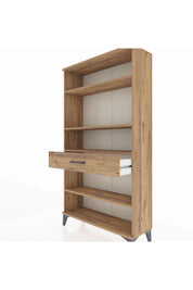 Arges Dolap 4 Raflı Tek Çekmeceli 88x30x163 - S21M050V9A