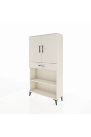 Arges Dolap 3 Raflı Tek Çekmeceli 2 Kapaklı 88x30x163 - S21M053V1A