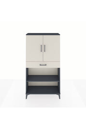 Arges Dolap 3 Raflı Tek Çekmeceli 2 Kapaklı 88x30x163 - S21M053V4A