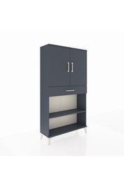 Arges Dolap 3 Raflı Tek Çekmeceli 2 Kapaklı 88x30x163 - S21M053V5A