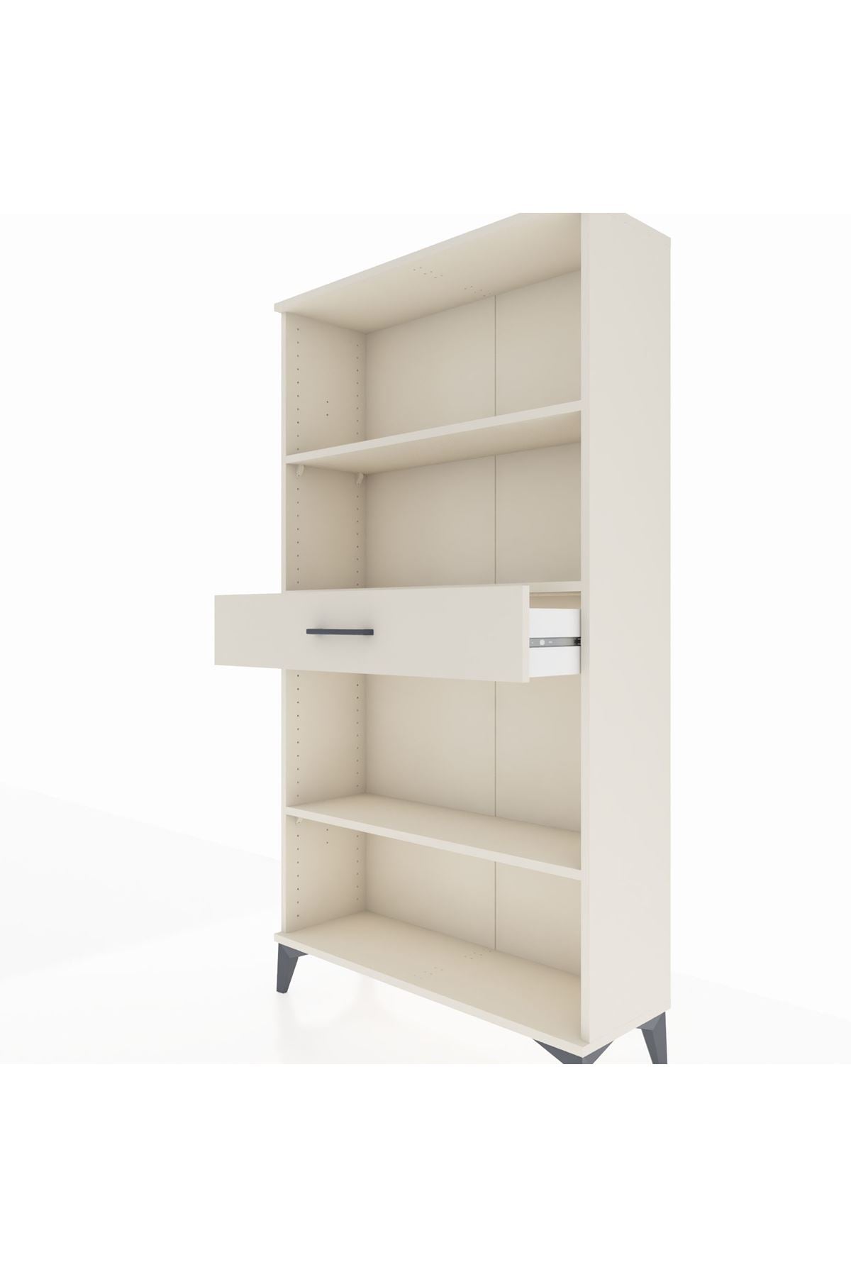 Arges Dolap 3 Raflı Tek Çekmeceli 88x30x163 - S21M054V1A