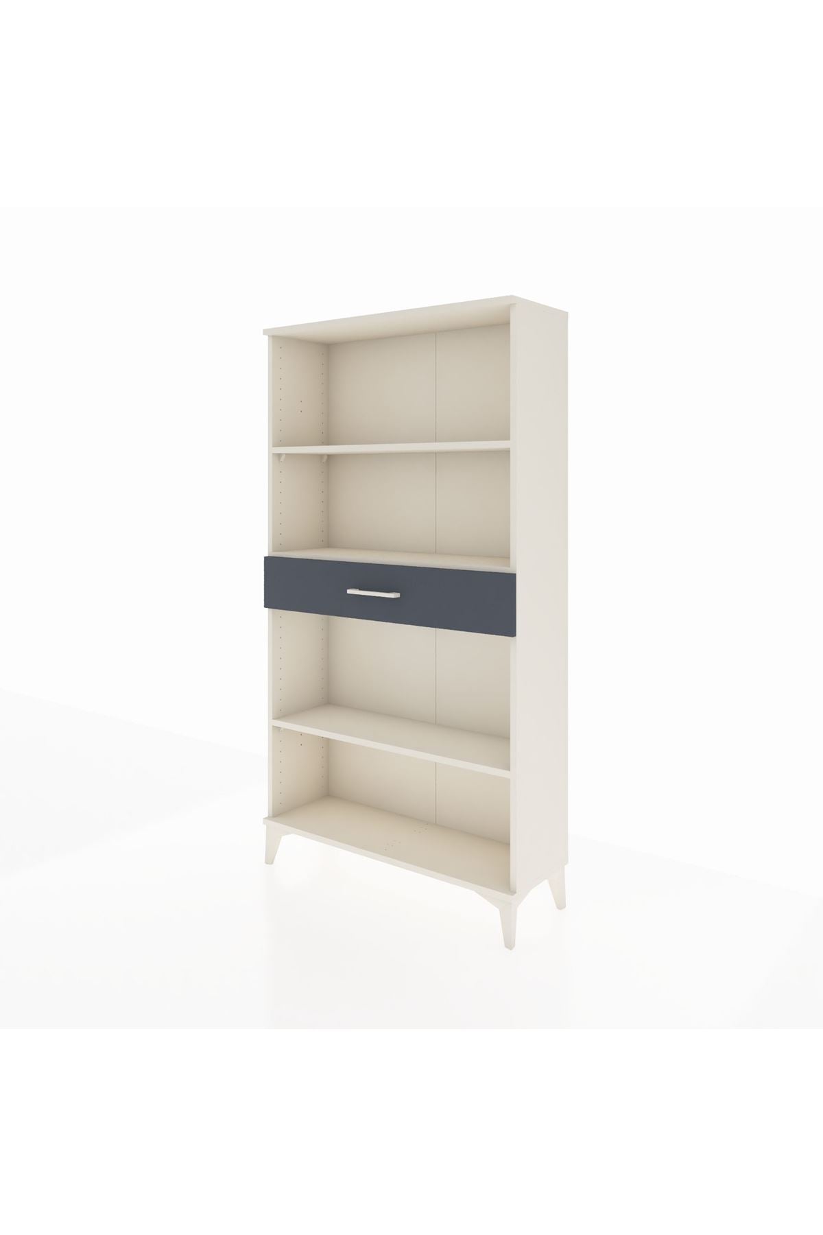Arges Dolap 3 Raflı Tek Çekmeceli 88x30x163 - S21M054V2A
