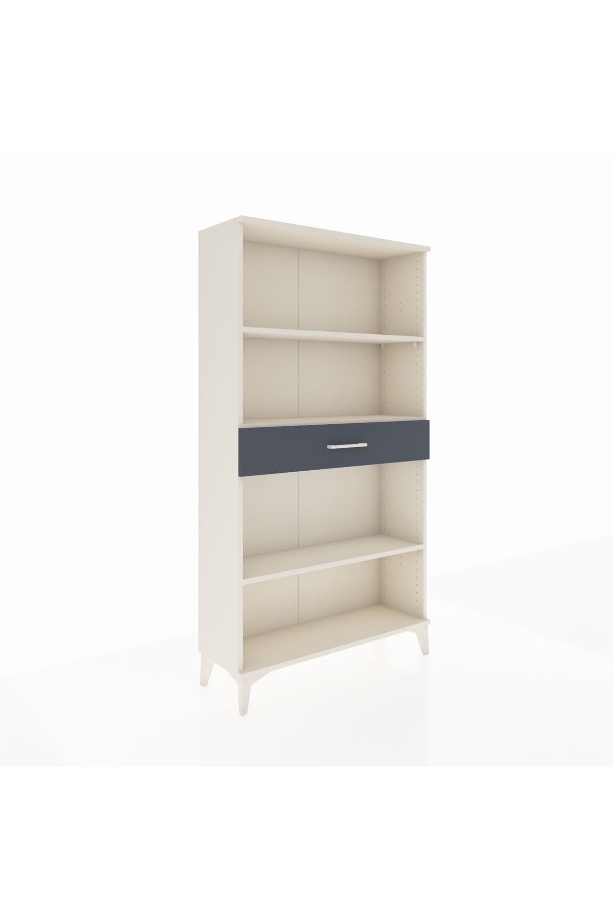 Arges Dolap 3 Raflı Tek Çekmeceli 88x30x163 - S21M054V2A