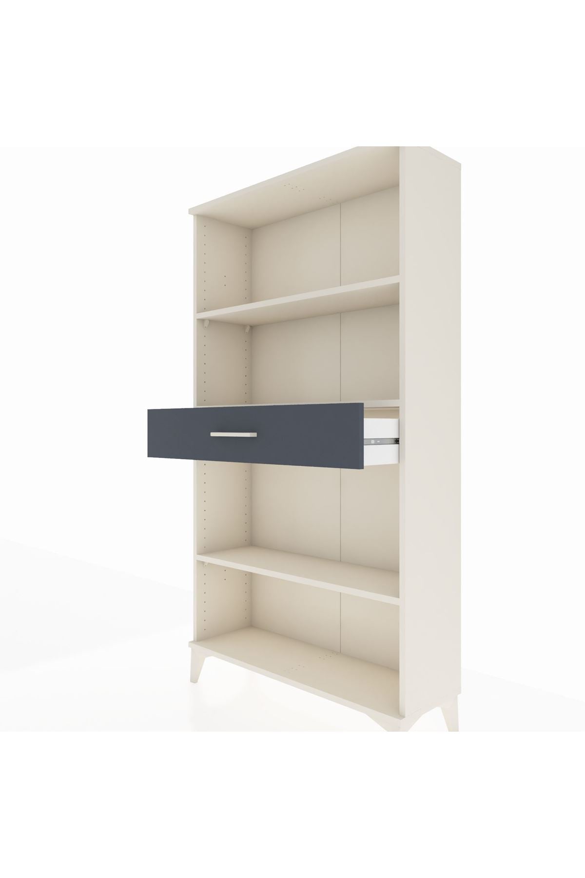Arges Dolap 3 Raflı Tek Çekmeceli 88x30x163 - S21M054V2A