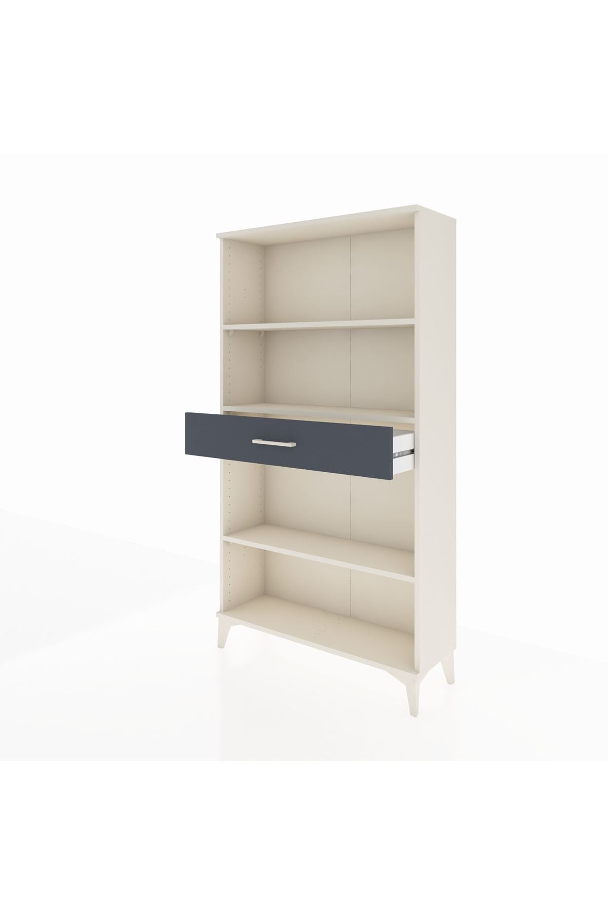 Arges Dolap 3 Raflı Tek Çekmeceli 88x30x163 - S21M054V2A