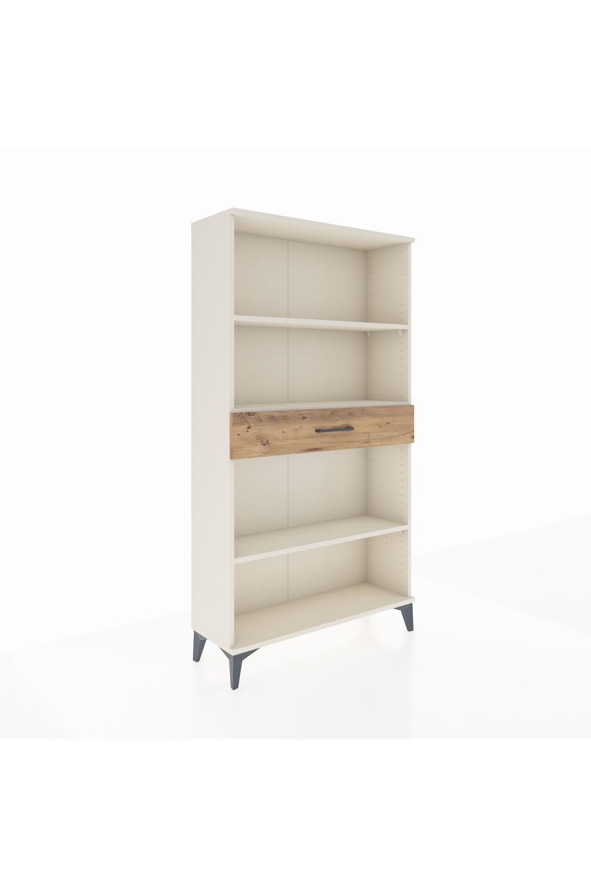 Arges Dolap 3 Raflı Tek Çekmeceli 88x30x163 - S21M054V3A