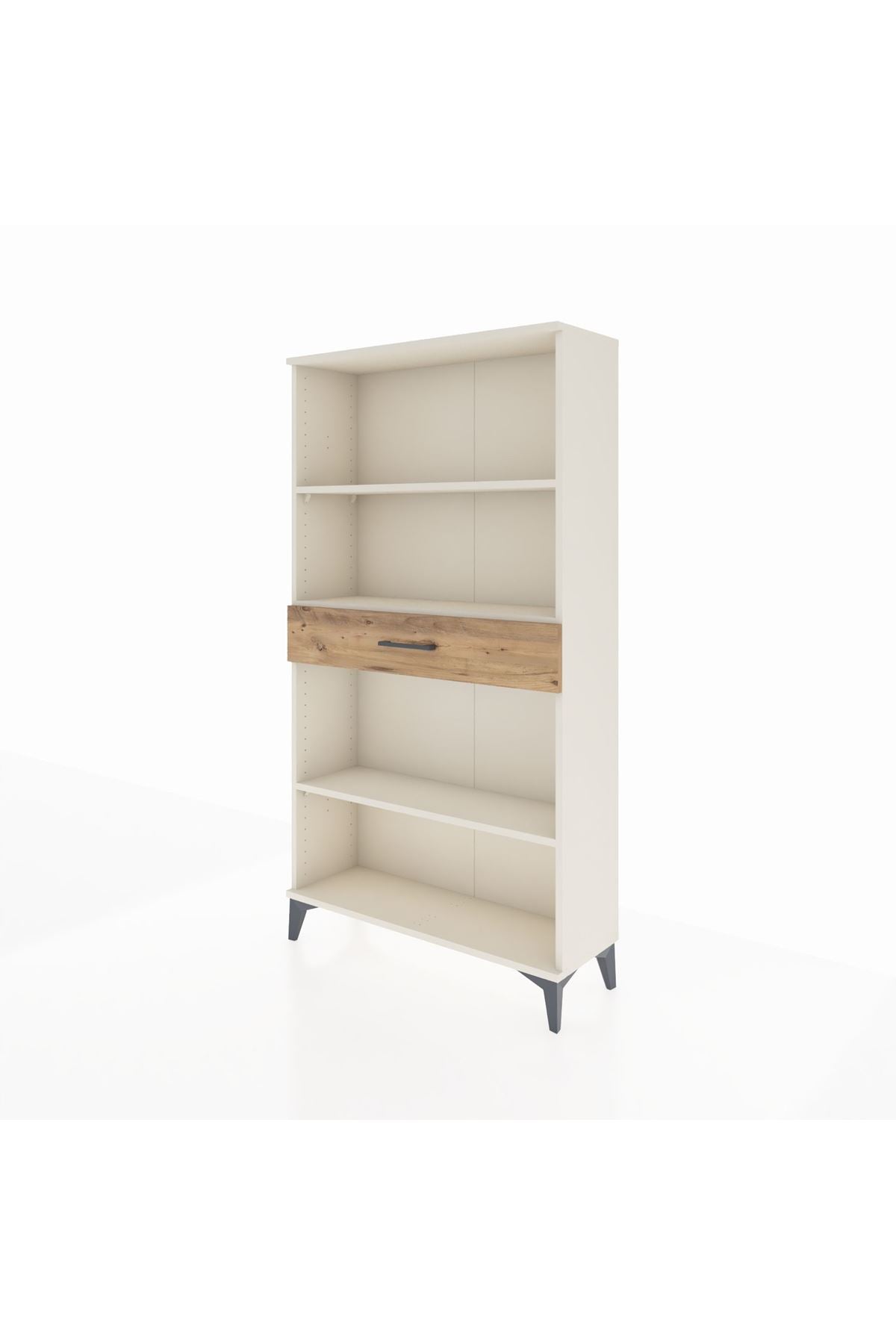 Arges Dolap 3 Raflı Tek Çekmeceli 88x30x163 - S21M054V3A