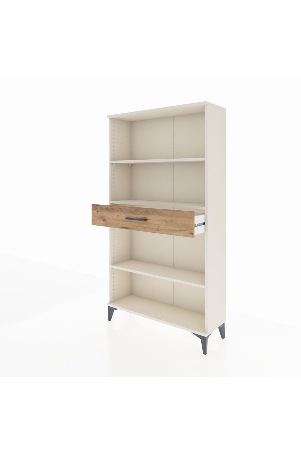 Arges Dolap 3 Raflı Tek Çekmeceli 88x30x163 - S21M054V3A
