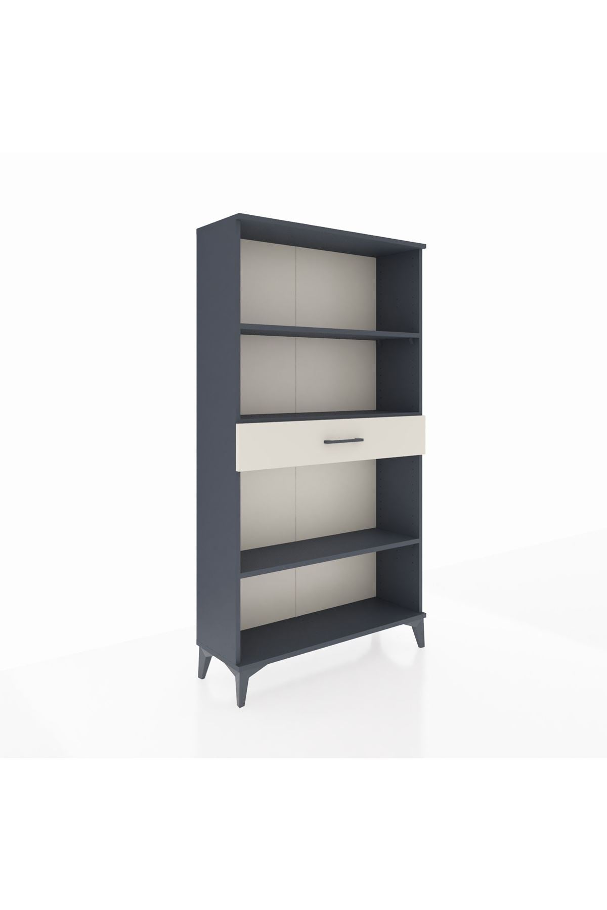 Arges Dolap 3 Raflı Tek Çekmeceli 88x30x163 - S21M054V4A