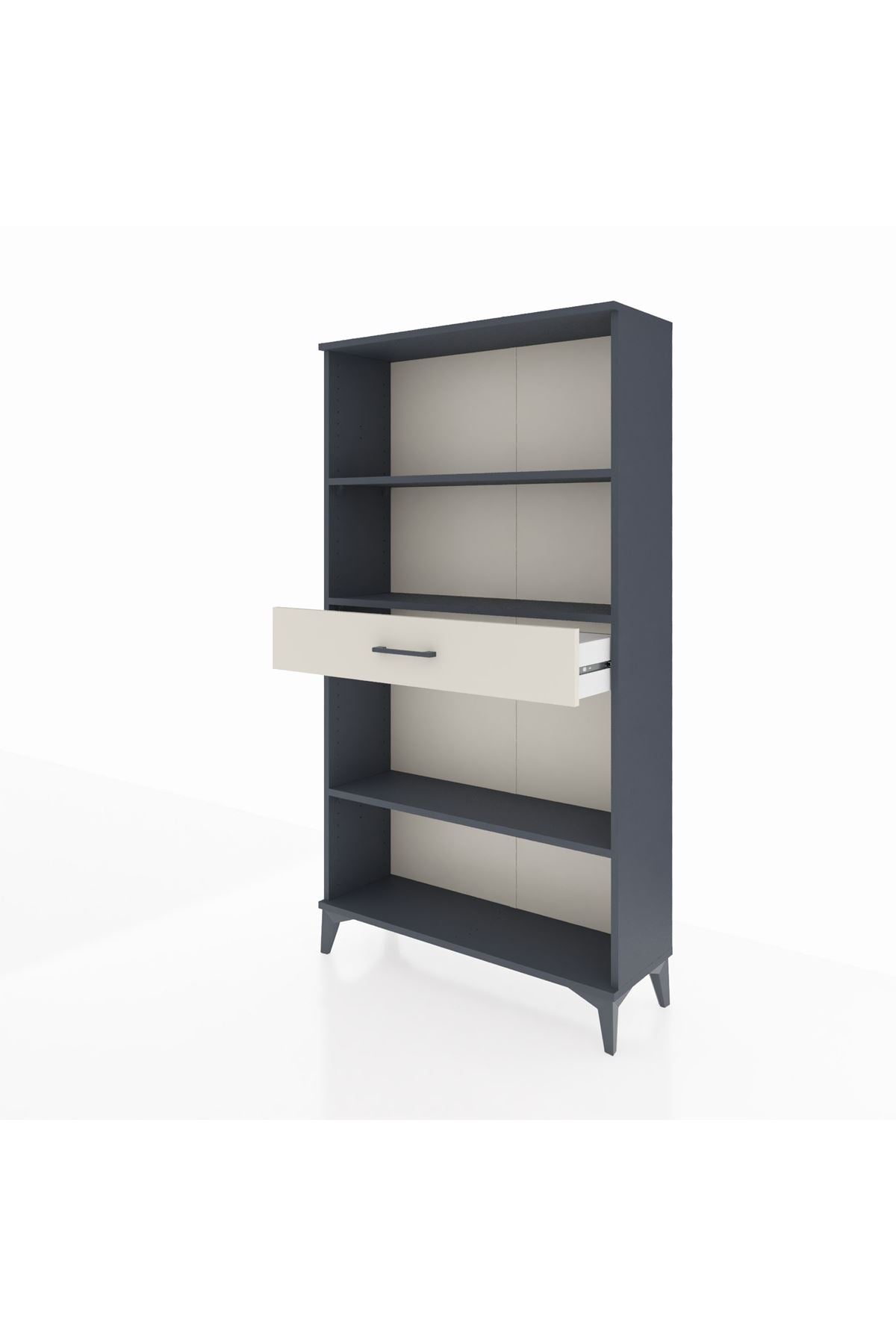 Arges Dolap 3 Raflı Tek Çekmeceli 88x30x163 - S21M054V4A