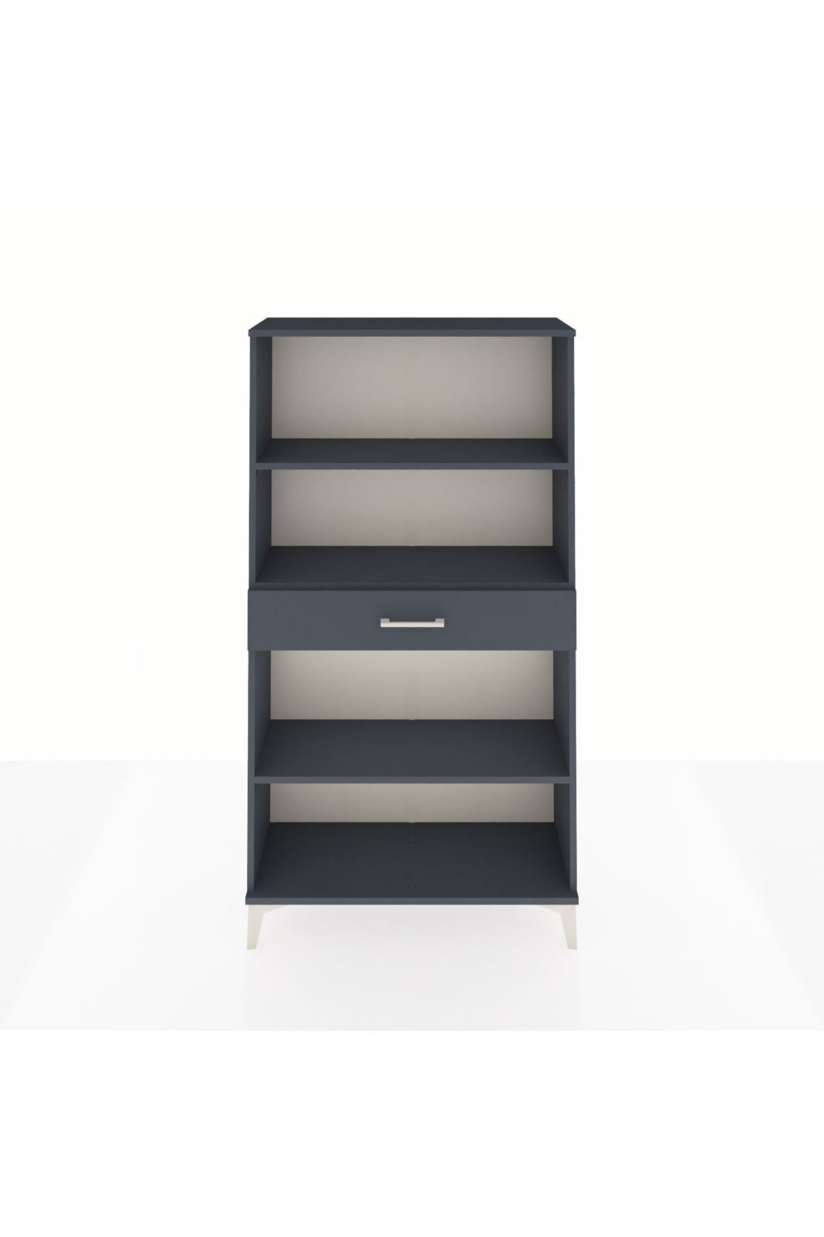 Arges Dolap 3 Raflı Tek Çekmeceli 88x30x163 - S21M054V5A