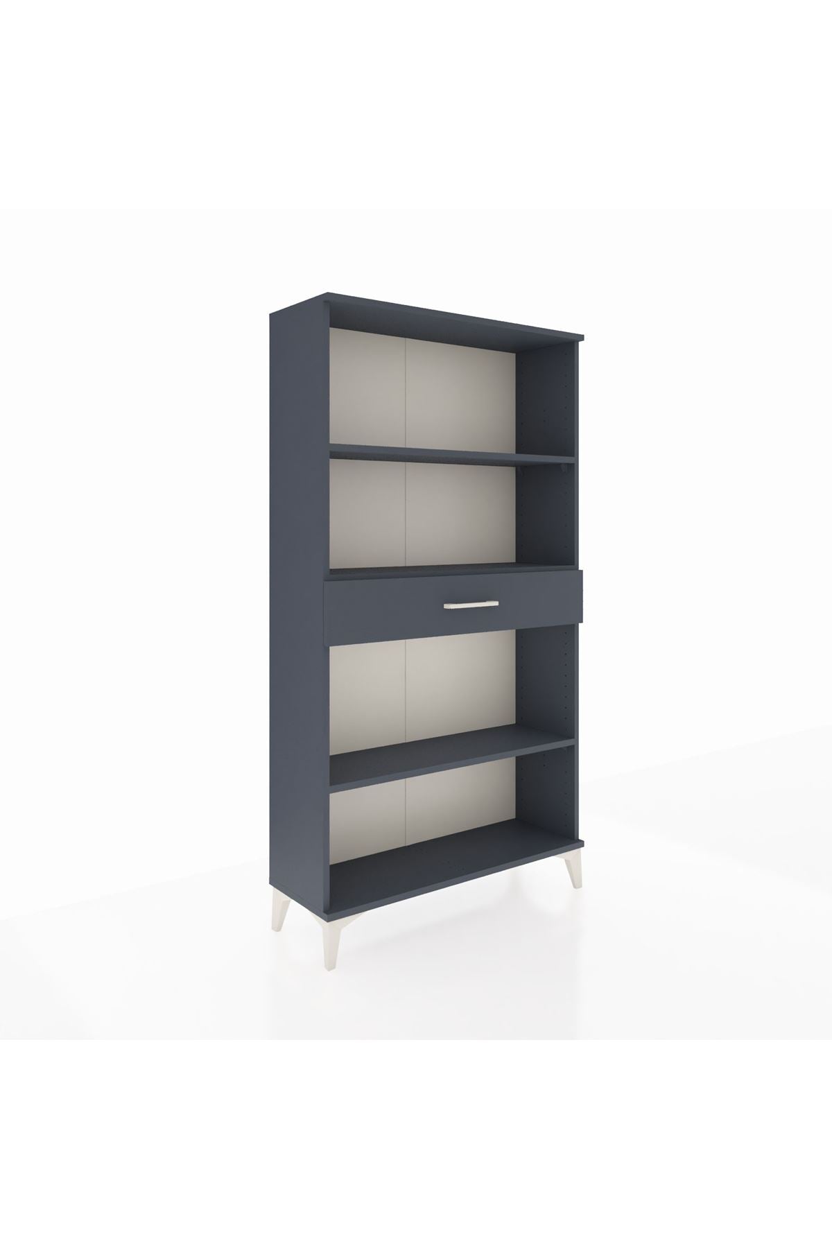 Arges Dolap 3 Raflı Tek Çekmeceli 88x30x163 - S21M054V5A