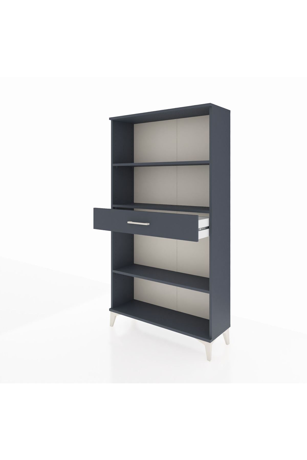 Arges Dolap 3 Raflı Tek Çekmeceli 88x30x163 - S21M054V5A