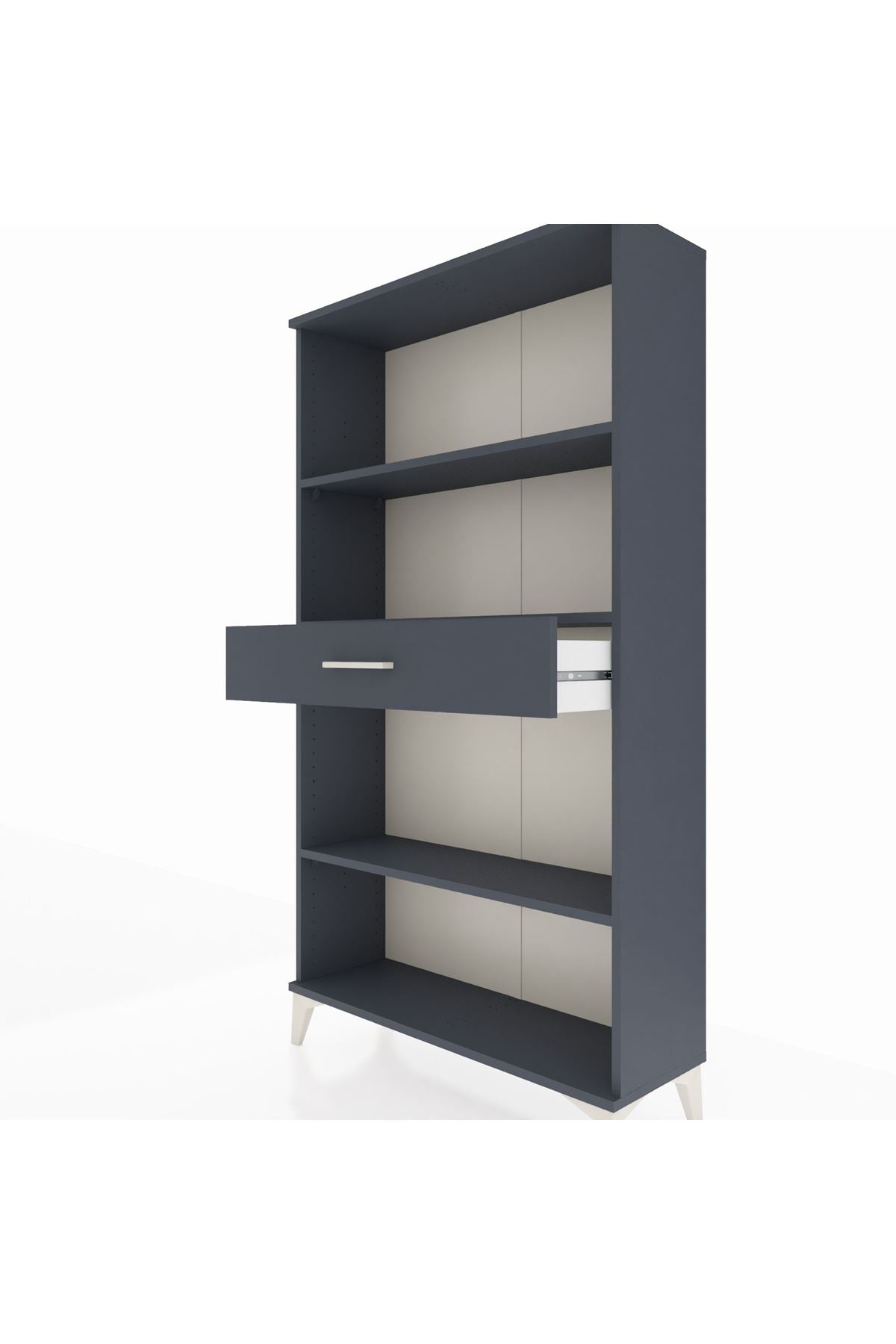 Arges Dolap 3 Raflı Tek Çekmeceli 88x30x163 - S21M054V5A