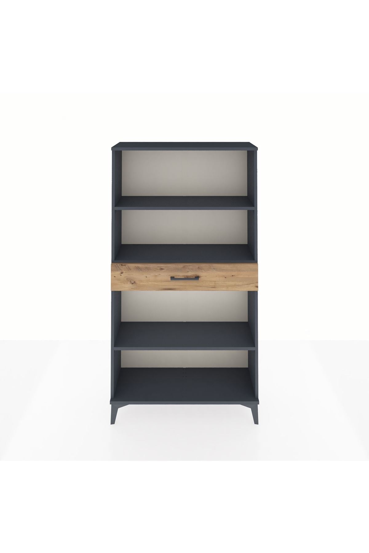 Arges Dolap 3 Raflı Tek Çekmeceli 88x30x163 - S21M054V6A