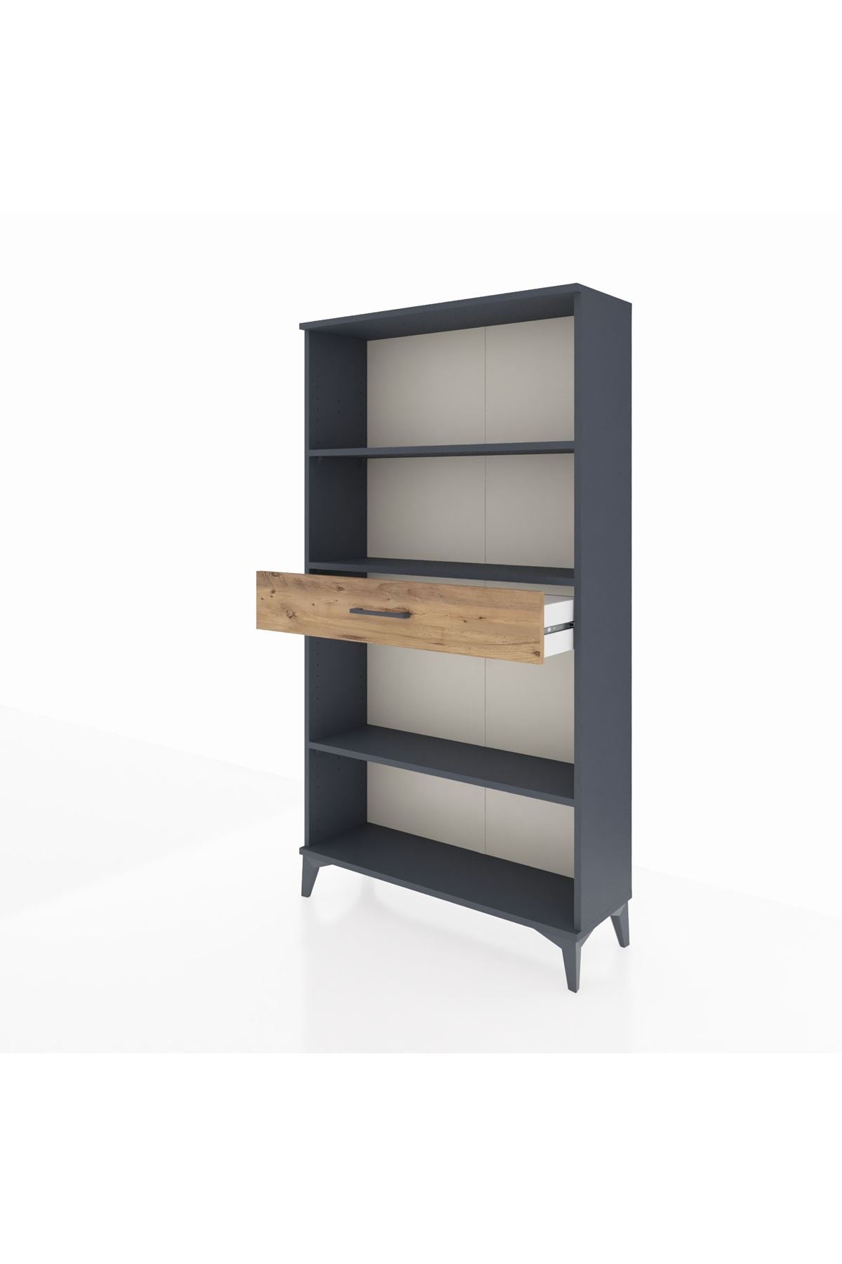 Arges Dolap 3 Raflı Tek Çekmeceli 88x30x163 - S21M054V6A