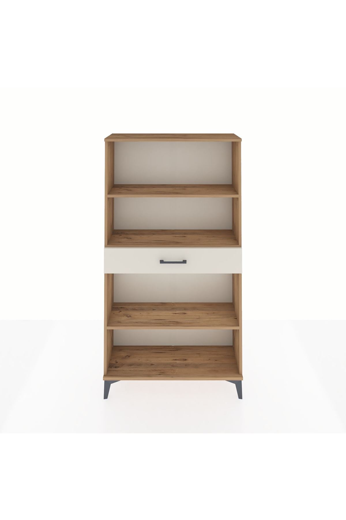 Arges Dolap 3 Raflı Tek Çekmeceli 88x30x163 - S21M054V7A