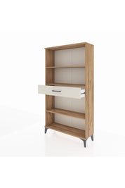 Arges Dolap 3 Raflı Tek Çekmeceli 88x30x163 - S21M054V7A