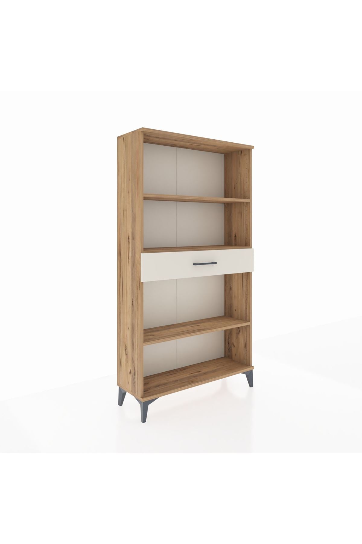 Arges Dolap 3 Raflı Tek Çekmeceli 88x30x163 - S21M054V7A