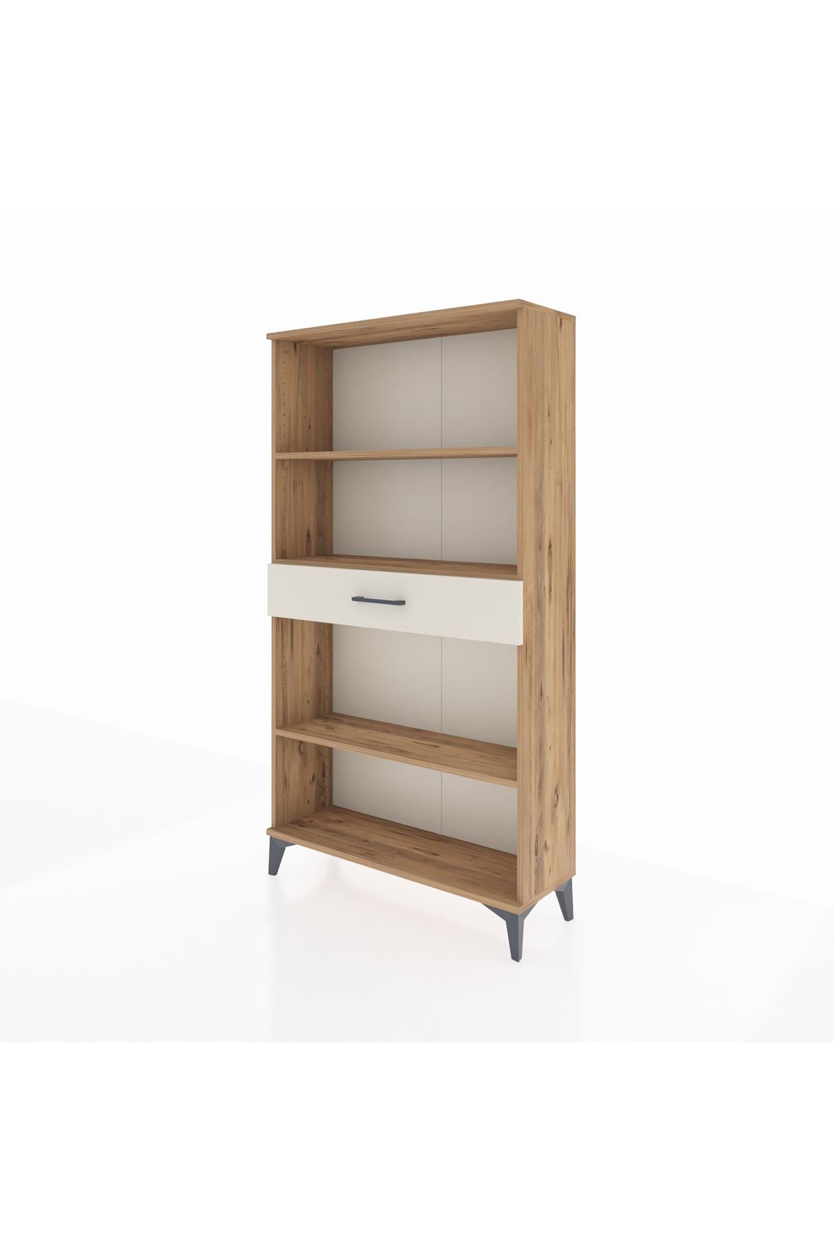 Arges Dolap 3 Raflı Tek Çekmeceli 88x30x163 - S21M054V7A