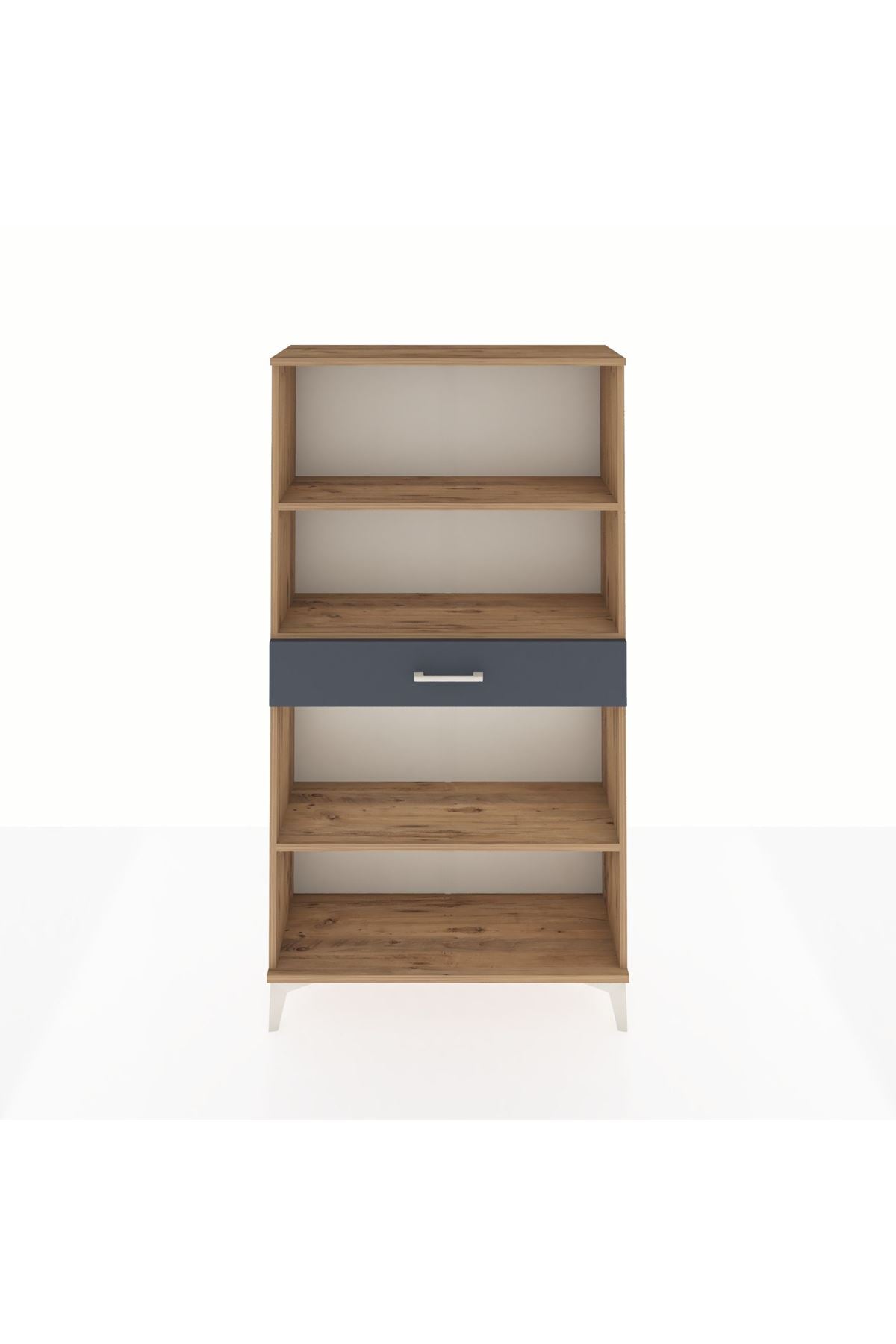 Arges Dolap 3 Raflı Tek Çekmeceli 88x30x163 - S21M054V8A