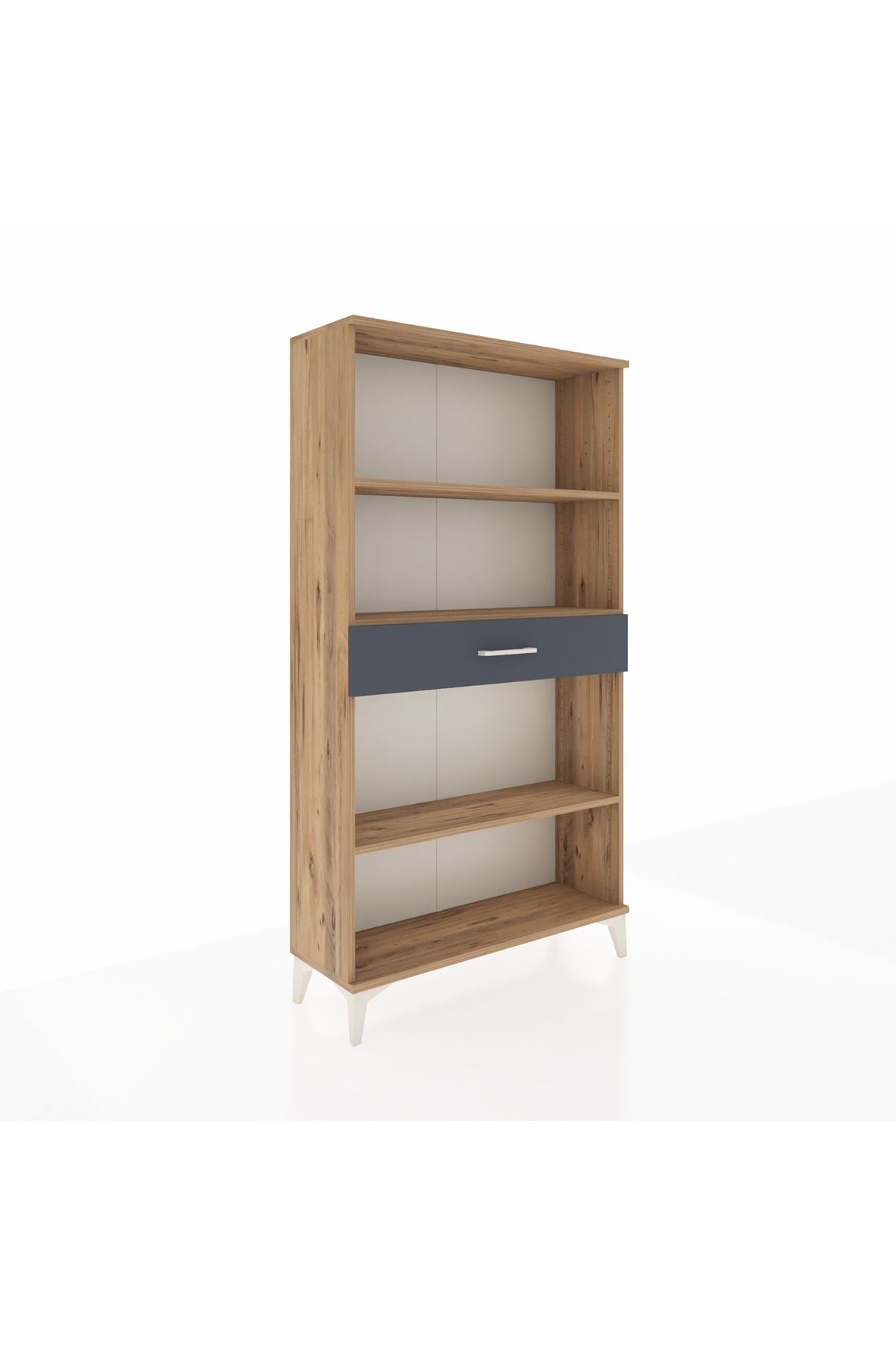 Arges Dolap 3 Raflı Tek Çekmeceli 88x30x163 - S21M054V8A