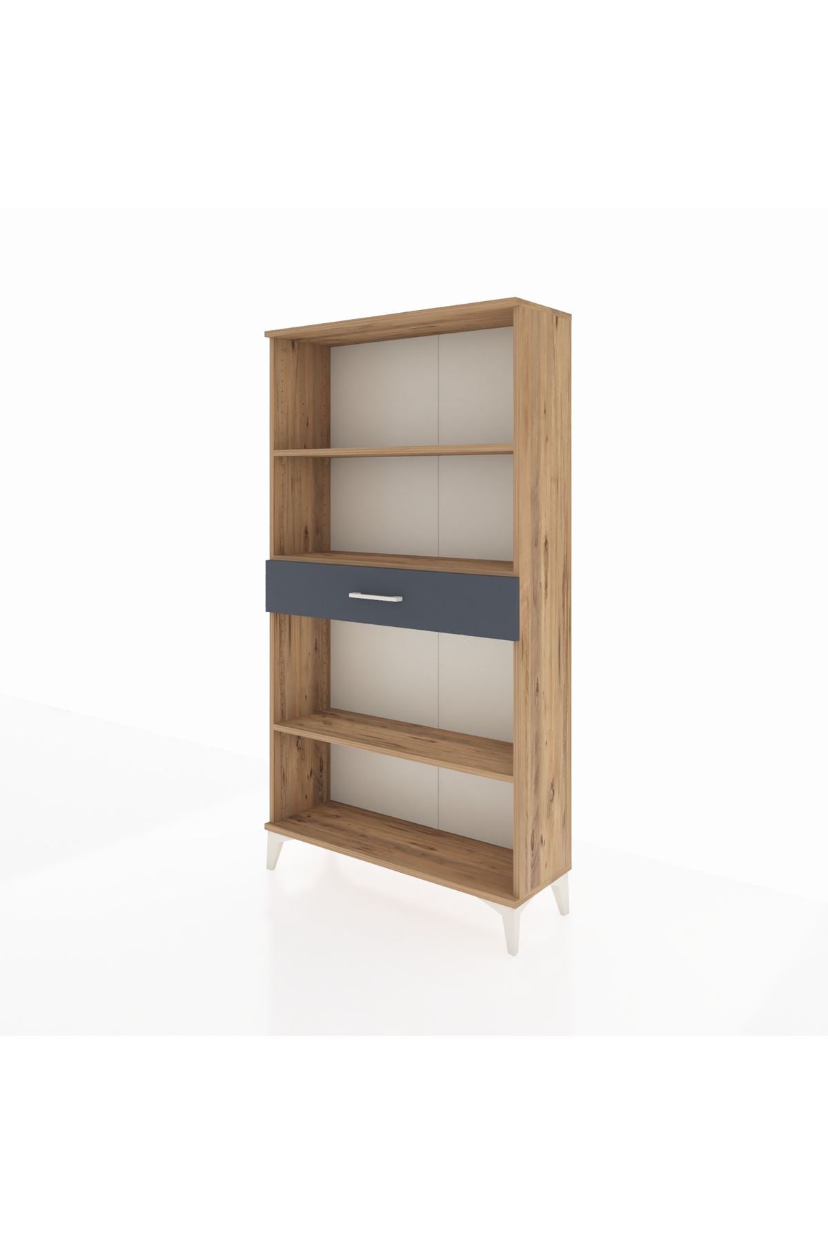 Arges Dolap 3 Raflı Tek Çekmeceli 88x30x163 - S21M054V8A