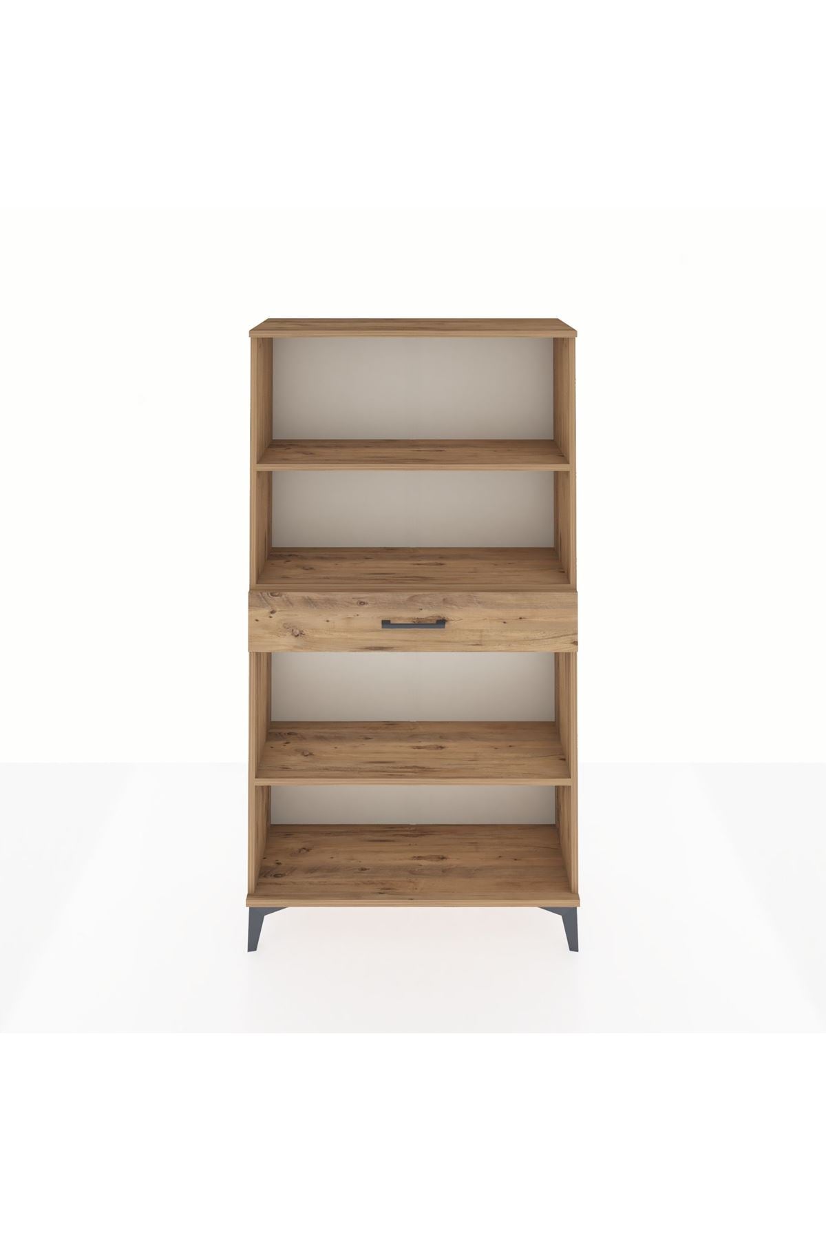 Arges Dolap 3 Raflı Tek Çekmeceli 88x30x163 - S21M054V9A