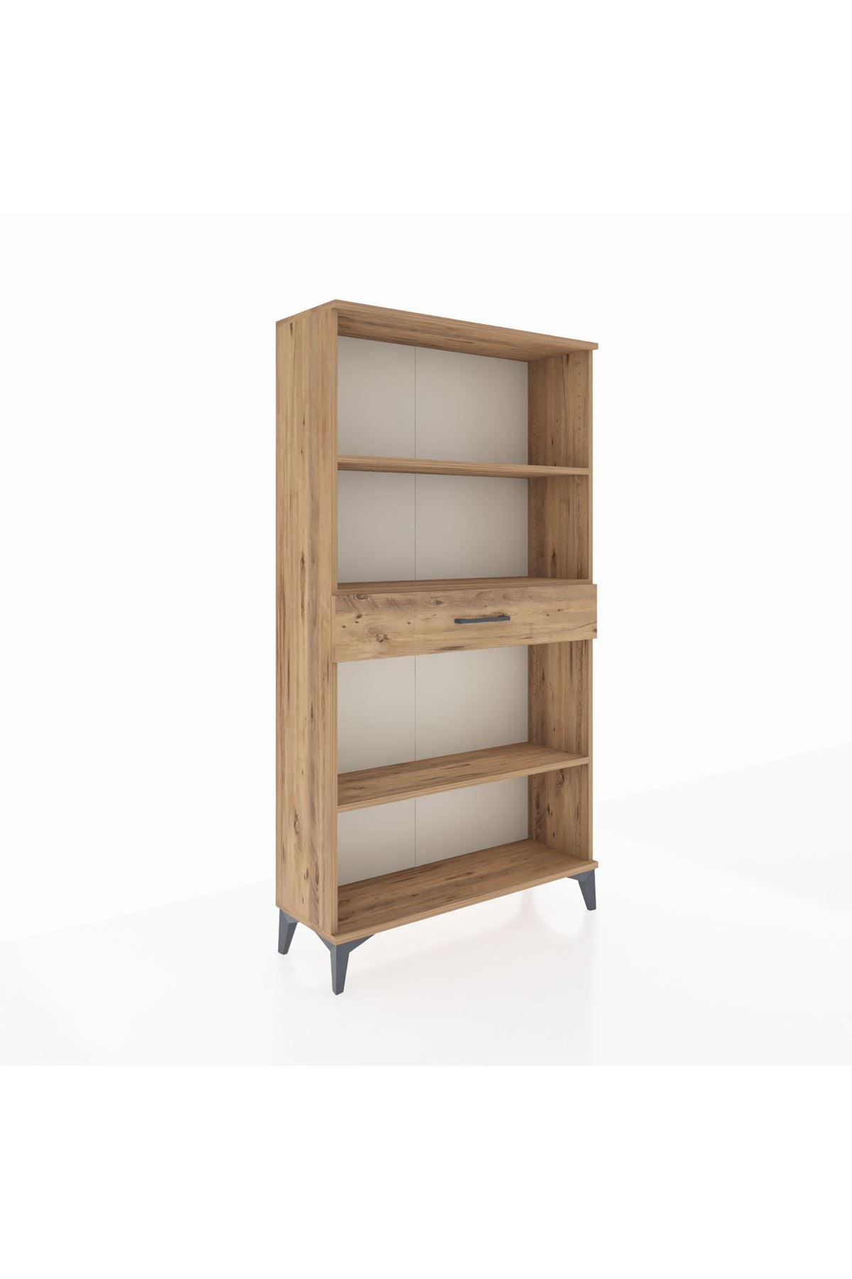 Arges Dolap 3 Raflı Tek Çekmeceli 88x30x163 - S21M054V9A
