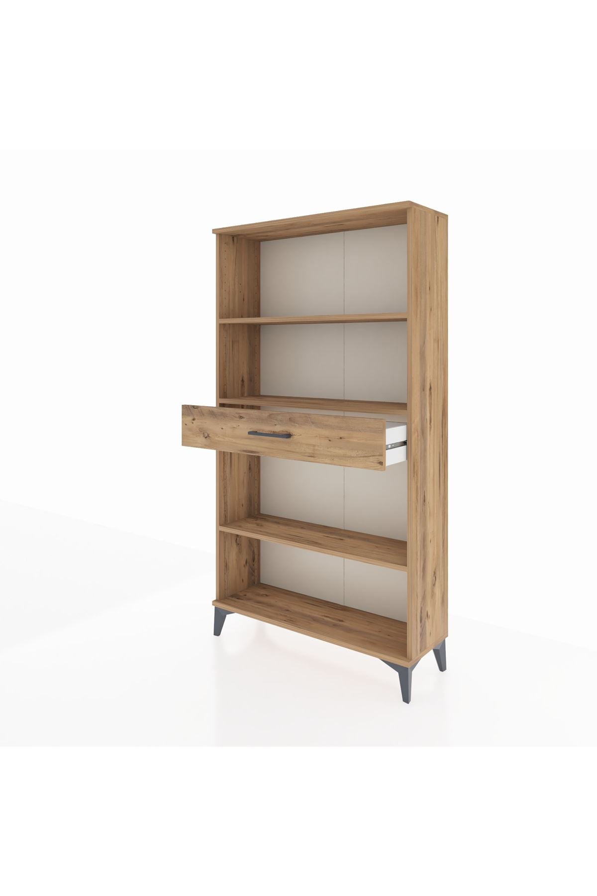 Arges Dolap 3 Raflı Tek Çekmeceli 88x30x163 - S21M054V9A