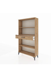 Arges Dolap 3 Raflı Tek Çekmeceli 88x30x163 - S21M054V9A
