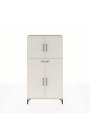 Arges Dolap 3 Raflı Tek Çekmeceli 4 Kapaklı 88x30x163 - S21M055V1A