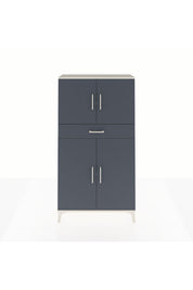 Arges Dolap 3 Raflı Tek Çekmeceli 4 Kapaklı 88x30x163 - S21M055V2A