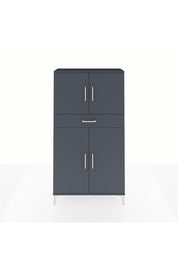 Arges Dolap 3 Raflı Tek Çekmeceli 4 Kapaklı 88x30x163 - S21M055V5A
