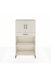 Arges Dolap 3 Raflı Tek Çekmeceli 2 Kapaklı 88x30x163 - S21M057V1A