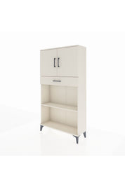 Arges Dolap 3 Raflı Tek Çekmeceli 2 Kapaklı 88x30x163 - S21M057V1A