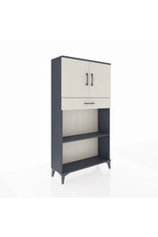 Arges Dolap 3 Raflı Tek Çekmeceli 2 Kapaklı 88x30x163 - S21M057V4A