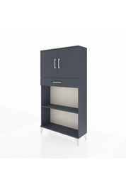 Arges Dolap 3 Raflı Tek Çekmeceli 2 Kapaklı 88x30x163 - S21M057V5A