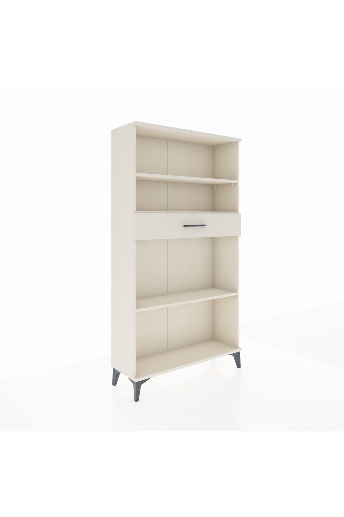 Arges Dolap 3 Raflı Tek Çekmeceli 88x30x163 - S21M058V1A