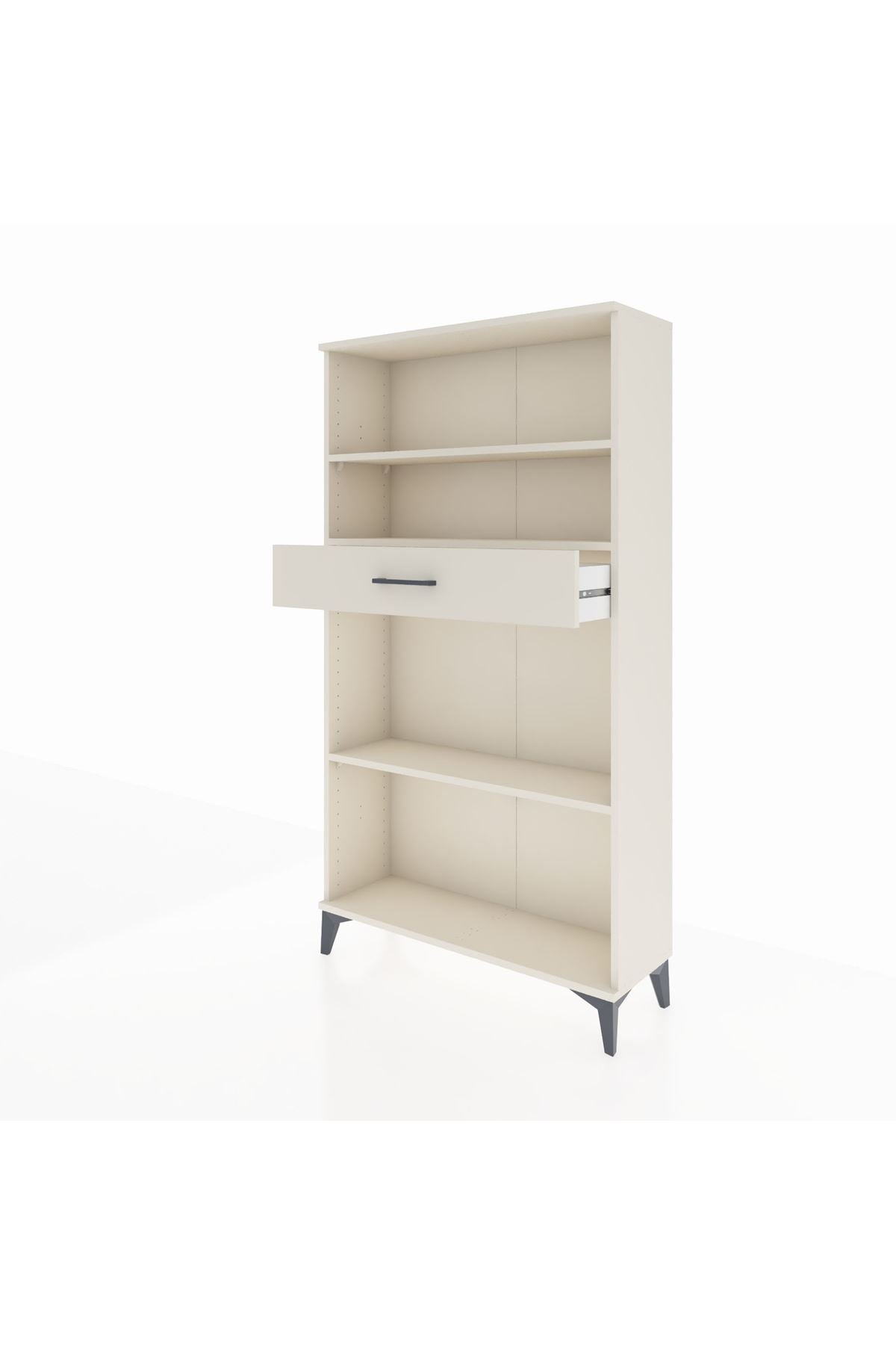 Arges Dolap 3 Raflı Tek Çekmeceli 88x30x163 - S21M058V1A
